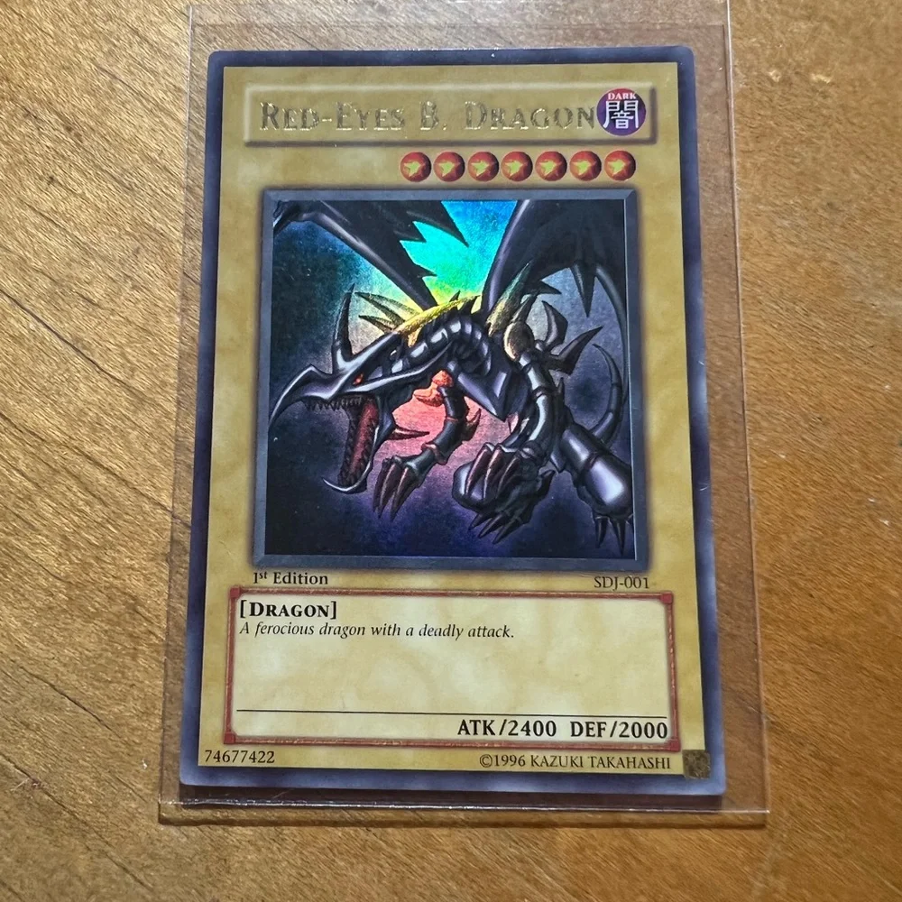 yugioh | Games | Red Eyes Black Dragon St Edition Sdj01 Nm | Poshmark